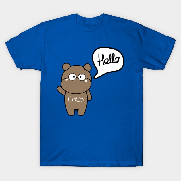 Hello CoCo T-Shirt by CindyS